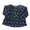 Alana Bluse Dunkelblau Blumen 92