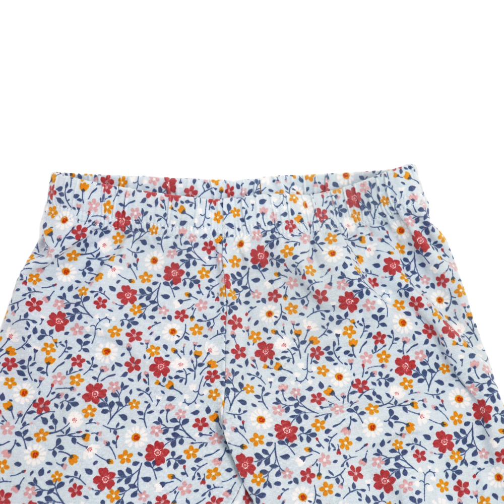 Alana Leggings Blau Blümchen 110