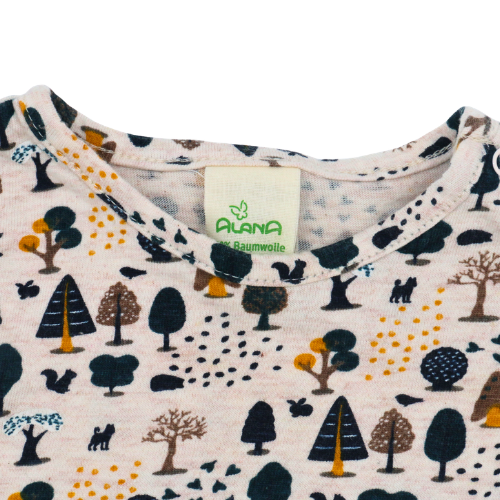 Alana Langarmshirt Beige Bäume Gr. 56