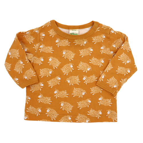 Alana Langarmshirt Gelb Schafe 62