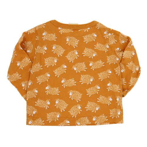 Alana Langarmshirt Gelb Schafe 62