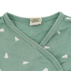 Alana Langarmshirt Wickelschnitt Grün Tannenbaum 62 oder 68