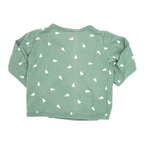 Alana Langarmshirt Wickelschnitt Grün Tannenbaum 62 oder 68