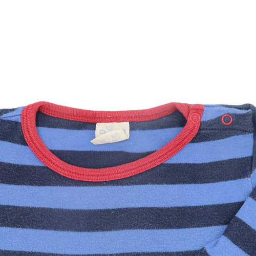 Alana Langarmshirt Blau gestreift 80