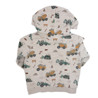 Alana Kapuzenpullover Beige Baustellen Motiv 98