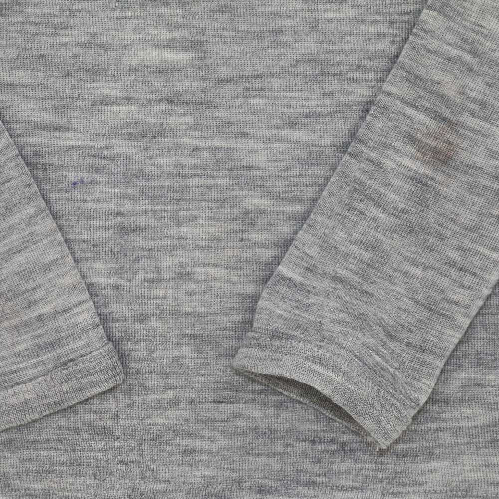 Graues Engel Natur Langarmshirt aus Wolle und Seide für Kinder, von Wald-Rabauken, mit weicher Textur und komfortablem Schnitt
