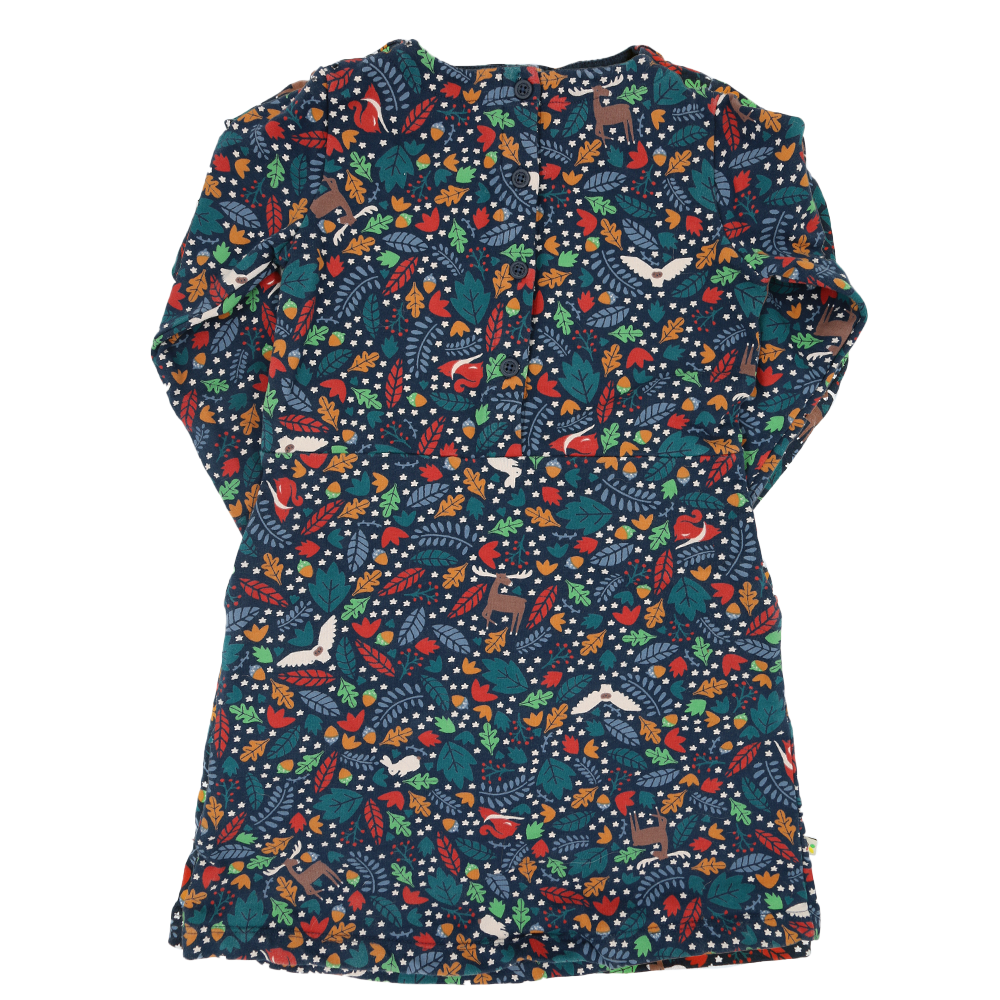 Frugi Skaterkleid Dunkelblau  Wald Motiv 104/110