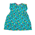 Frugi Kleid Türkis mit Punkten 104/110