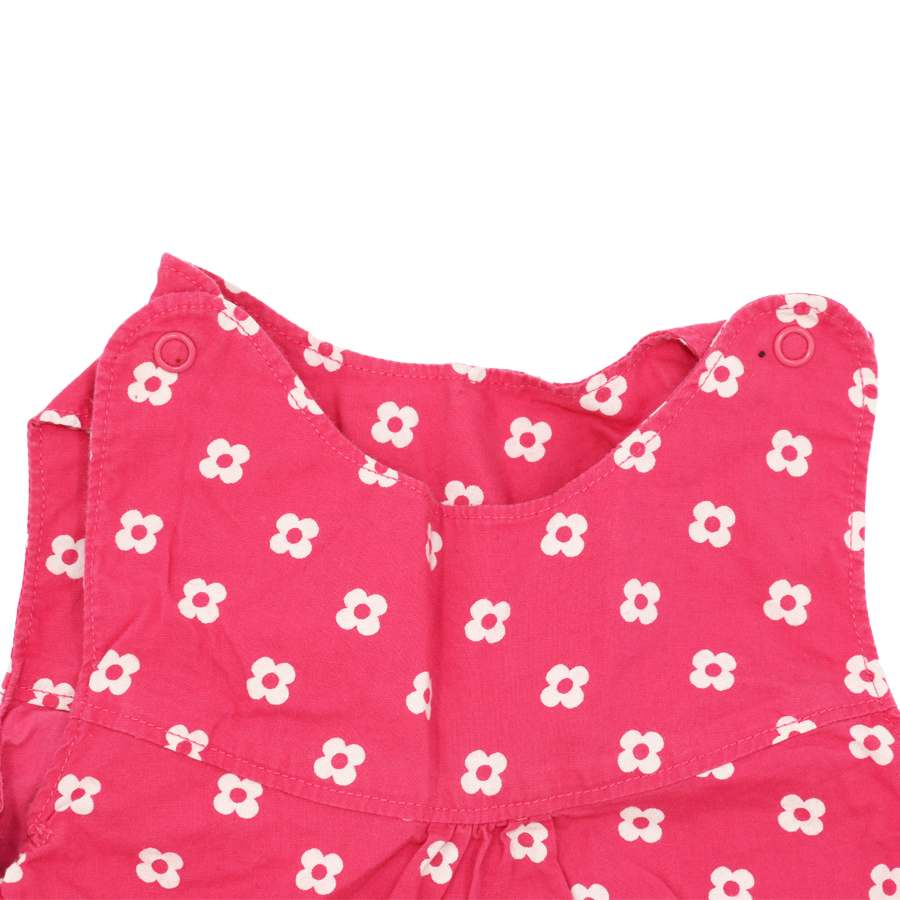 Frugi Wende-Kleid Rosa mit Blümchen Motiv 83-90