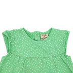 Frugi Kleid Grün mit Marienkäfer Motiv 86/92