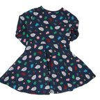 Frugi Skaterkleid Dunkelblau Igel Motiv 98/104