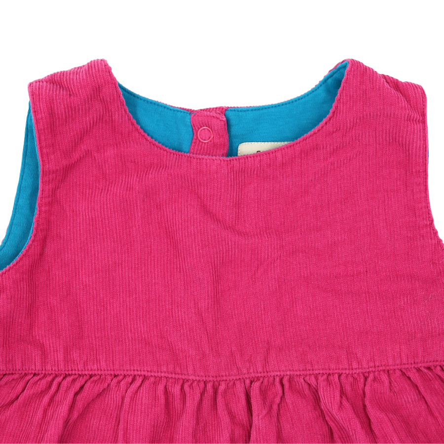 Frugi Cord Kleid Rosa mit Igel Motiv 98/104