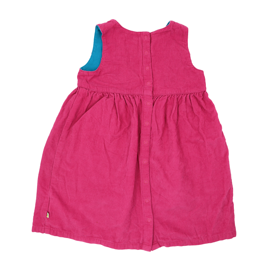 Frugi Cord Kleid Rosa mit Igel Motiv 98/104