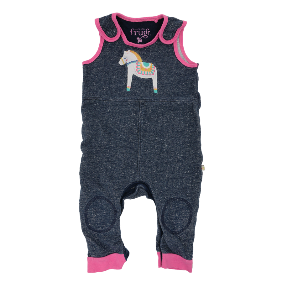 Frugi Latzhose Grau 80 - 86