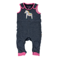 Frugi Latzhose Grau 80 - 86