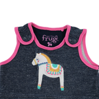 Frugi Latzhose Grau 80 - 86