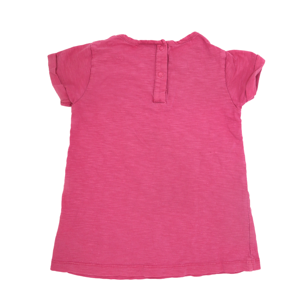 Frugi T-Shirt Pink mit Einhorn Applikation 92/98