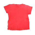 Frugi T-Shirt Rot mit Quallen Applikation 98/104