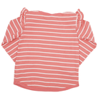 Fred's World by Green Cotton Langarmshirt Puffärmel Rosa-Weiß Gestreift 110