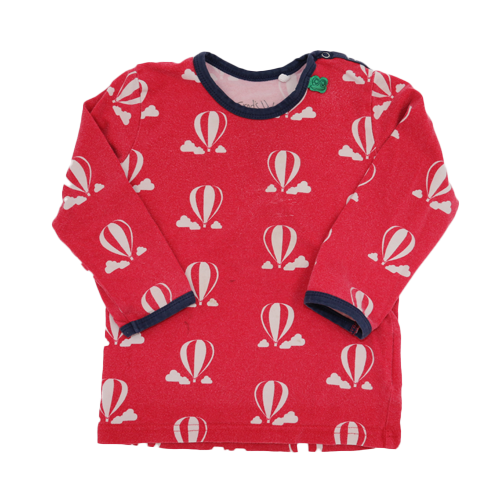 Frugi Langarmshirt Rot 80
