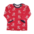 Frugi Langarmshirt Rot 80