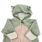 Hessnatur Fleece Overall Grün 50/56