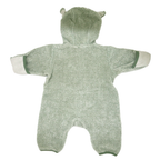Hessnatur Fleece Overall Grün 50/56