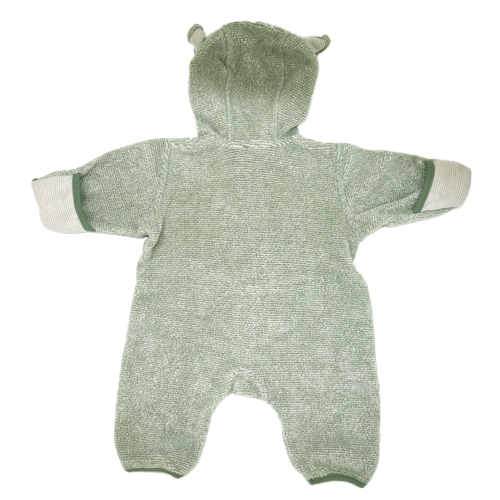 Hessnatur Fleece Overall Grün 50/56