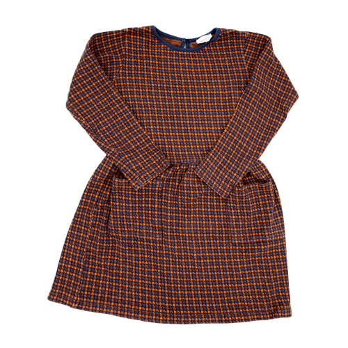 Hessnatur Kleid Braun Kariert 122/128