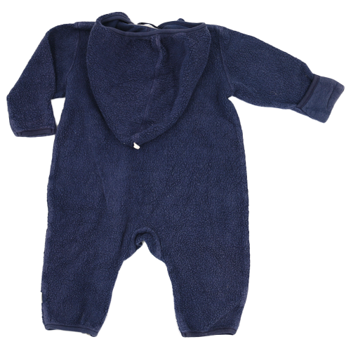 Hessnatur Fleece Overall Dunkelblau 62/68