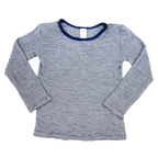 Living Crafts Langarmshirt Blau gestreift 116