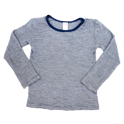Living Crafts Langarmshirt Blau gestreift 116