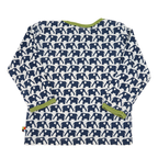 loud+proud Langarmshirt Blau Elefanten 86/92