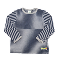 loud+proud Langarmshirt Blau Weiß gestreift 86/92