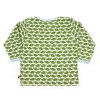 loud+proud Langarmshirt Grün Wale 86/92