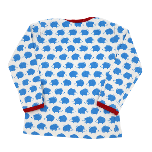 loud+proud Langarmshirt Blau Igel 86/92