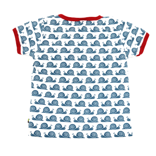 loud+proud T-Shirt Weiß Schnecke 110/116