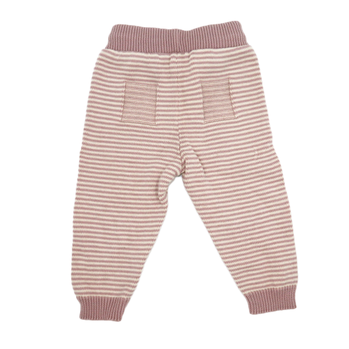 Müsli by Green Cotton Strickhose Rosa Gestreift 68/74