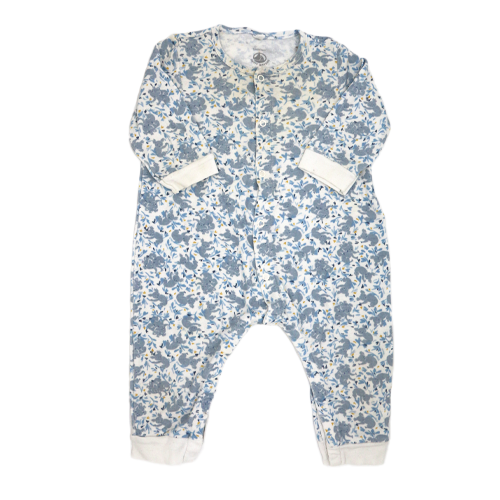 Petit Bateau Einteiler Blau Koalas 67