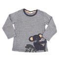People Wear Organic Langarmshirt Grau Koala 98/104