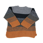 People Wear Organic Strickpullover Blau Braun 62/68