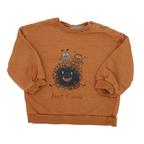 People Wear Organic Pullover Braun-Orange 74/80