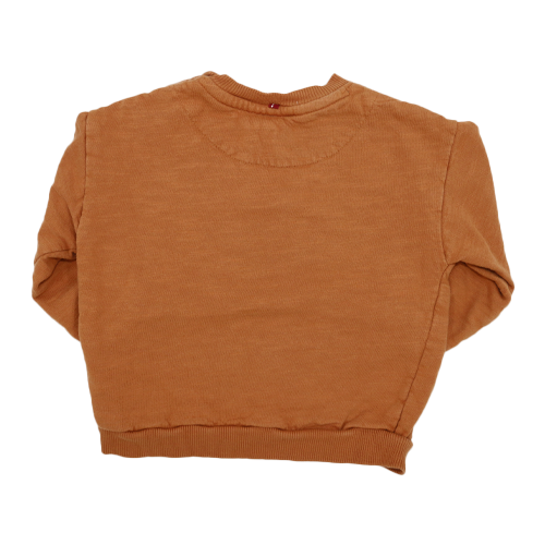 People Wear Organic Pullover Braun-Orange 74/80