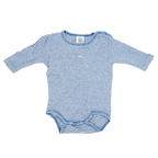 Sanetta Langarm Body Blau-Weiß gestreift 56