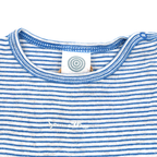 Sanetta Langarm Body Blau-Weiß gestreift 56