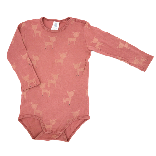 Sanetta Langarm Body Rosa Rehe 92