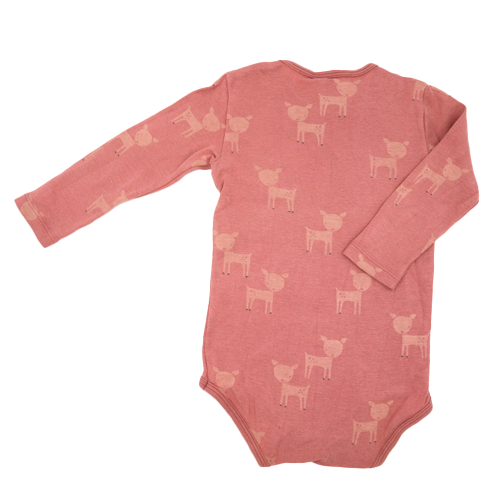 Sanetta Langarm Body Rosa Rehe 92