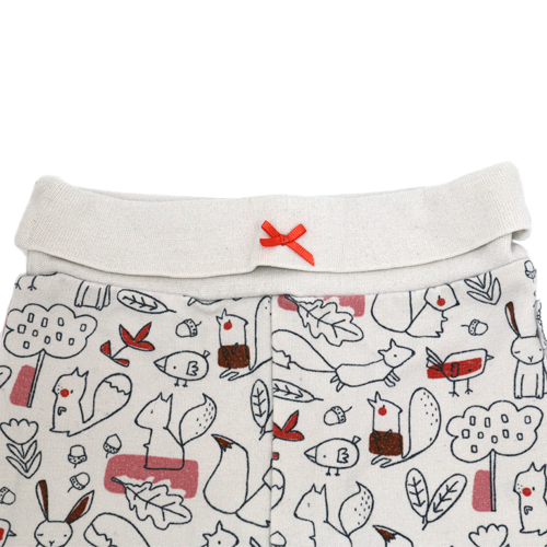 Sanetta Hose Weiß Eichhörnchen 62