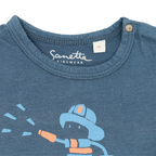 Sanetta Langarmshirt Blau 56