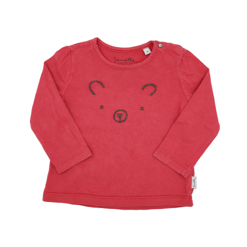Sanetta Langarmshirt Rot 68